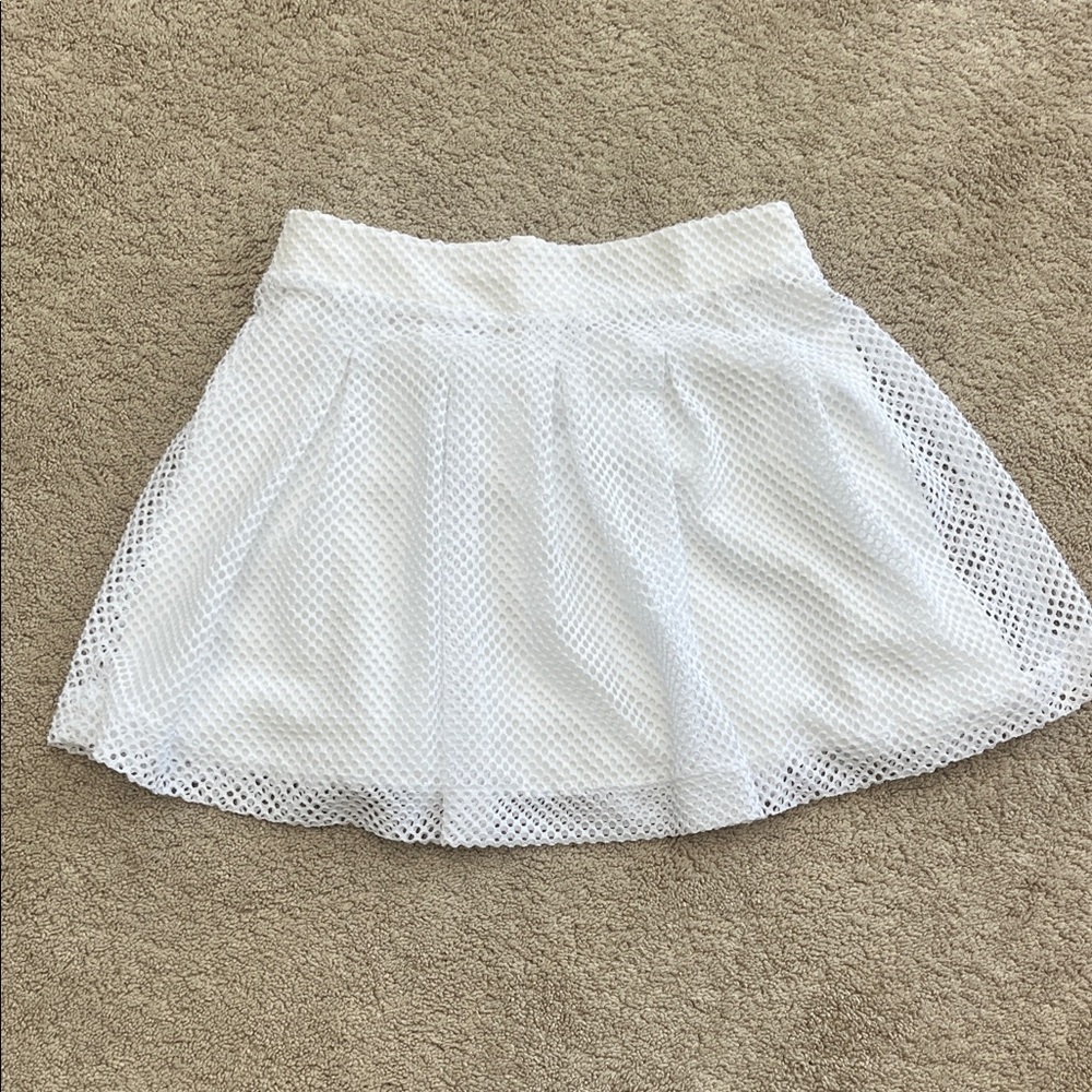 Banana Republic White Skirt